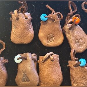 Mini Leather Medicine Bags